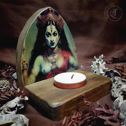 Maha Kali - Candle Holder -