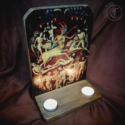 Ritual-Altar-Kerzenhalter - Höllenschlund - Mittelalterliche Dämonen (XV)