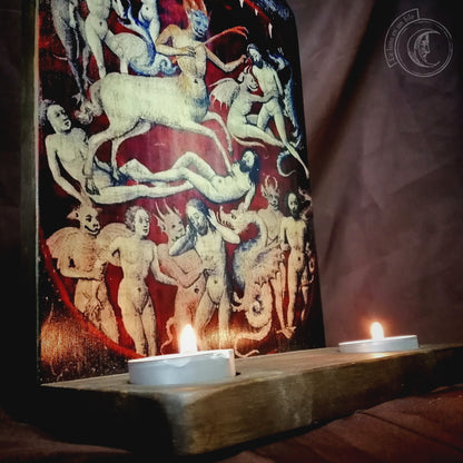 Ritual-Altar-Kerzenhalter - Höllenschlund - Mittelalterliche Dämonen (XV)