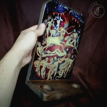 Ritual-Altar-Kerzenhalter - Höllenschlund - Mittelalterliche Dämonen (XV)