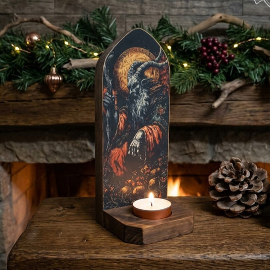 Krampus - Portacandele da parete -