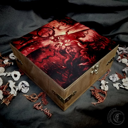 Coffret en Bois Bouche de l'Enfer - Art Théodore Galle