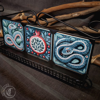 Étagère Murale Serpent Alébrijé Mexicain | Autel Fer Forgé