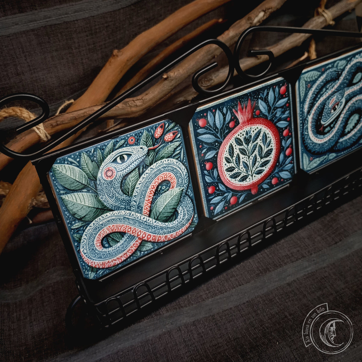 Étagère Murale Serpent Alébrijé Mexicain | Autel Fer Forgé
