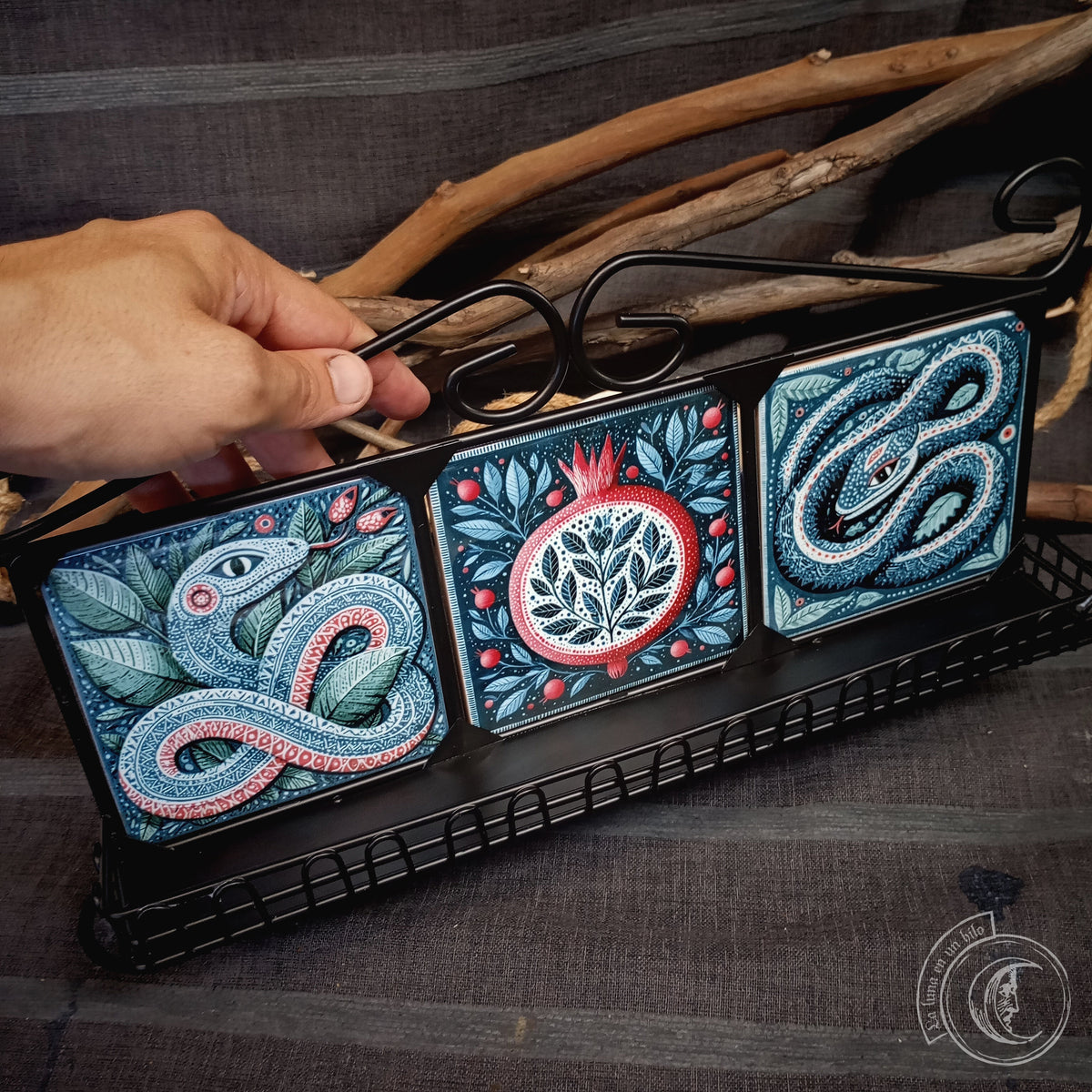 Étagère Murale Serpent Alébrijé Mexicain | Autel Fer Forgé