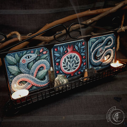 Étagère Murale Serpent Alébrijé Mexicain | Autel Fer Forgé